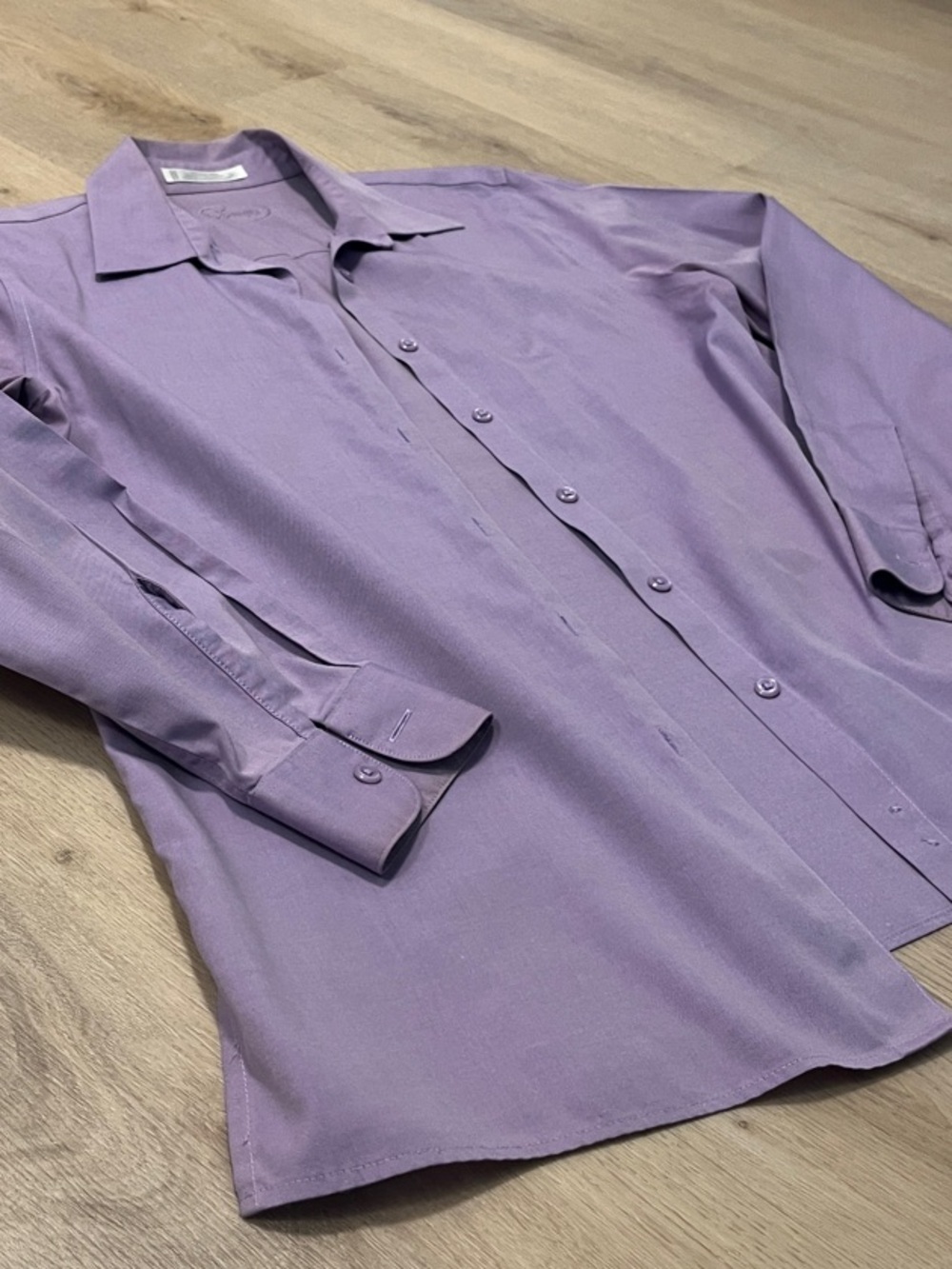 Foxcroft Women’s Lavender Dress Shirt - Picture 4 of 4